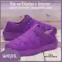Pantuflas Antideslizante Unisex Weps Morado - Talla 36