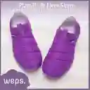 Pantuflas Antideslizante Unisex Weps Morado - Talla 40