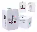 Adaptador Europeo Universal Para Viajes Internacionales + Forro