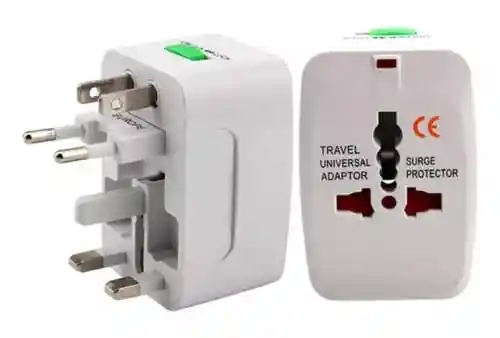 Adaptador Europeo Universal Para Viajes Internacionales + Forro