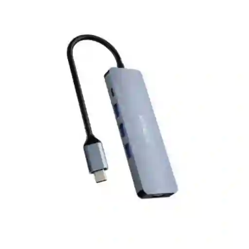 Hub Usb Multipuertos Attech Type-c 3.1 5 En 1 Hub