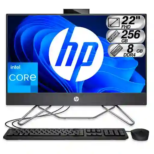 Todo En Uno Hp 22-dd2005la Intel Celeron Ram 8gb Ssd 256gb 22″ Hd