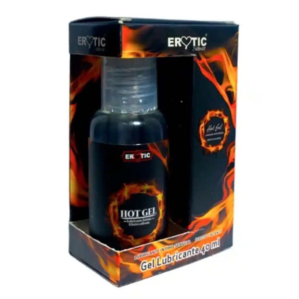 Lubricante Intimo Caliente Hot Gel, Lubricante Caliente Neutro Erotic De 30ml, Lubricante Hot Gel Erotic