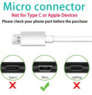 Cable De Carga Usb Micro, 1m - Samsung Galaxy S6, S7 Edge, Note 2, 4, Htc, Lg, Xiaomi, Huawei,