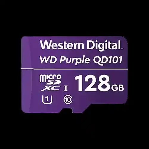 Tarjeta Micro Sd 128gb Wd Purpura Clase 10