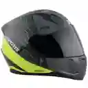 Casco Integral X-sports M67 Xpider Gris/verde Mate T M