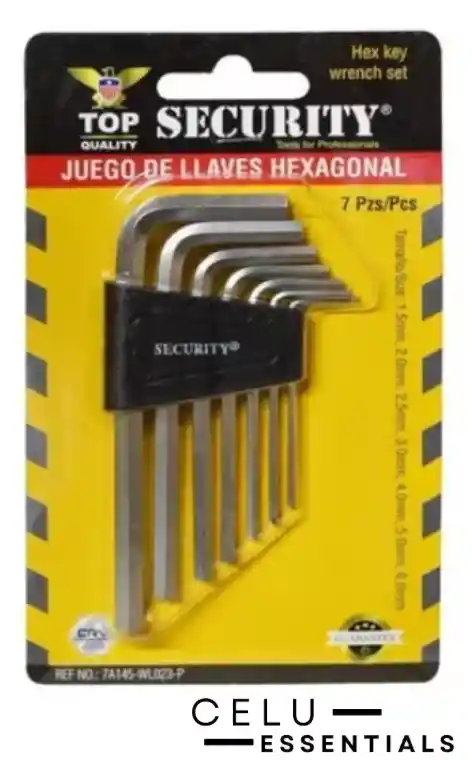 Juego De Llaves Hexagonales 7pcs