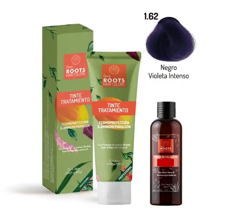 Tinte 1.62 Negro Violeta Intenso Deep Roots