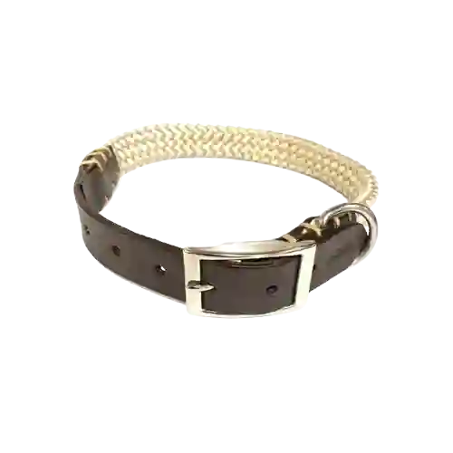 Collar Piola Plana Cuero Altorno - S