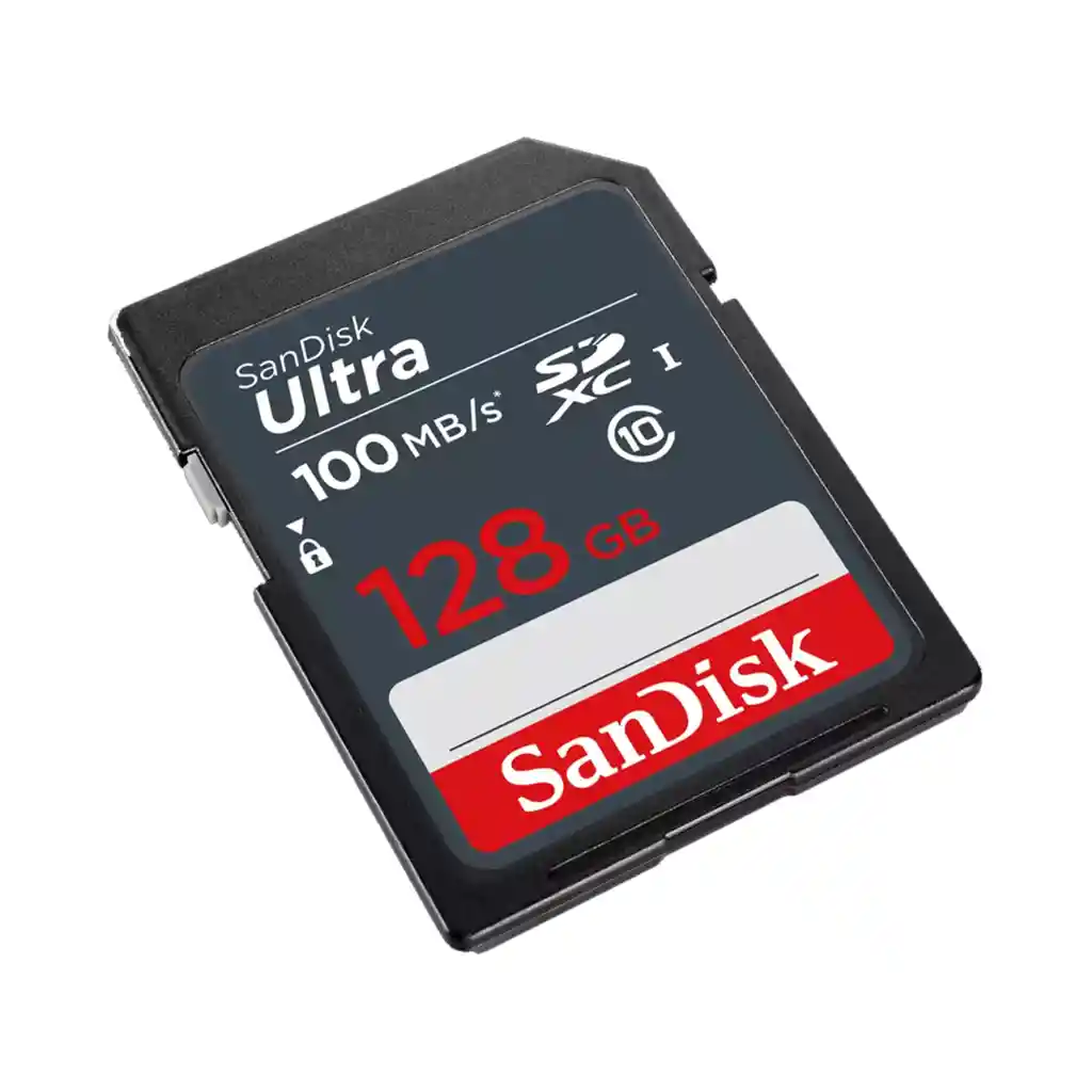 Tarjeta Sdxc 128gb Sandisk Ultra, Uhs-i, Clase 10, 100mb/s