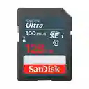 Tarjeta Sdxc 128gb Sandisk Ultra, Uhs-i, Clase 10, 100mb/s