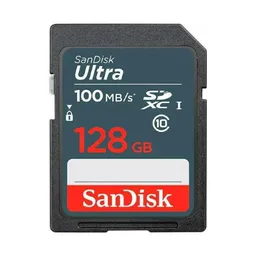 Tarjeta Sdxc 128gb Sandisk Ultra, Uhs-i, Clase 10, 100mb/s