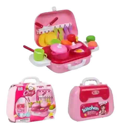 Juguete Maleta De Cocina Little Chef Set