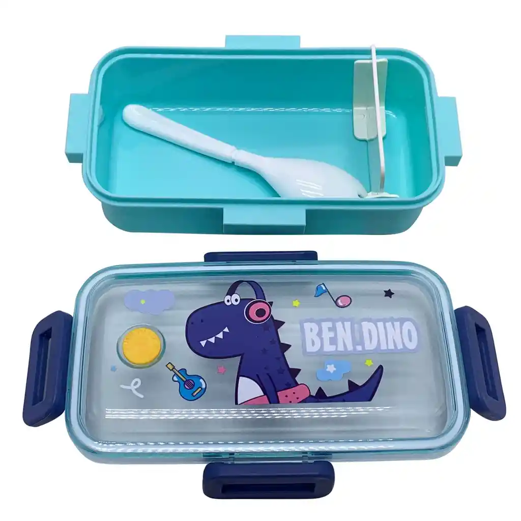 Lonchera Infantil Bento Antiderrames Con Cuchara Incluida