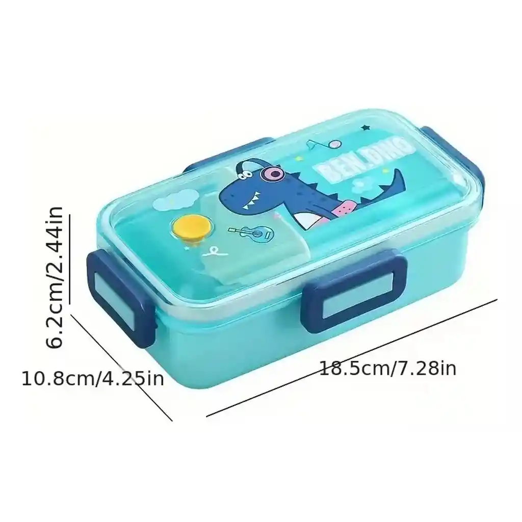 Lonchera Infantil Bento Antiderrames Con Cuchara Incluida