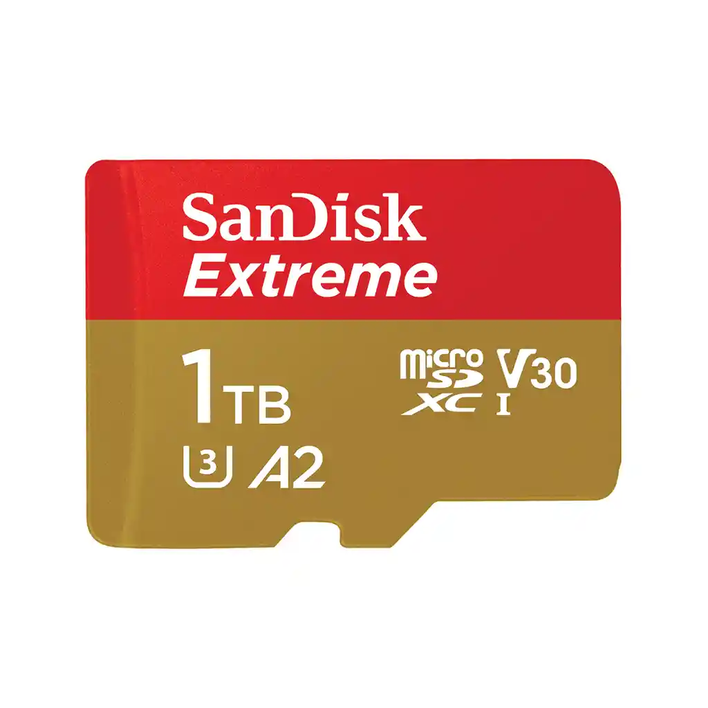 Tarjeta Micro Sdxc 1tb Sandisk Extreme, 4k U3 V30 A2 190mb/s