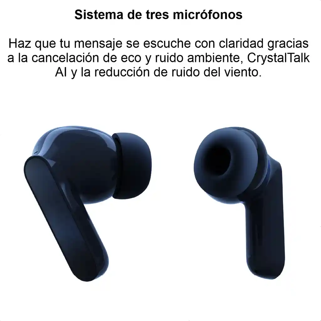 Motorola Moto Buds, Auriculares Bt 5.3 Anc Hi-res Audio, Blue