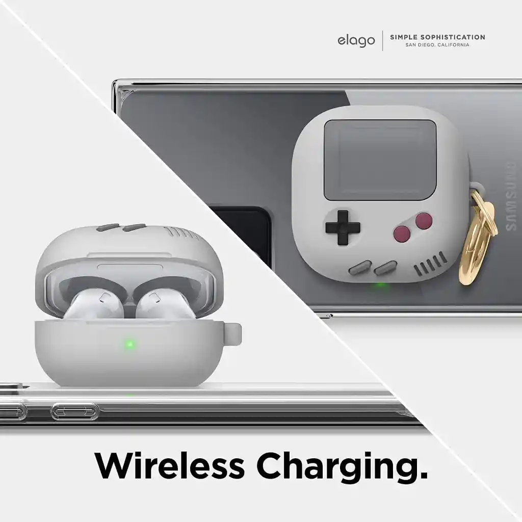 Elago Estuche Para Galaxy Buds 2 / Buds Pro / Buds Live / Fe Gris