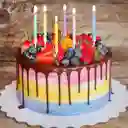 Velas En Espiral De Color Pastel Para Cumpleaños X6