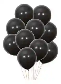 Globo R12 Negro X 12 Und