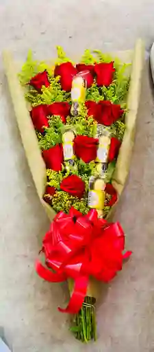 Detalle Rosas Rojas Y Chocolates