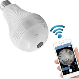 Camara Bombillo Espía Ip Wifi