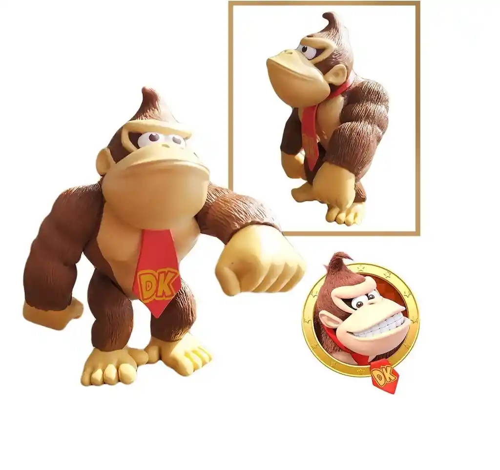 Figura Mario Bros Colección Donkey Kong Juguete Figuras