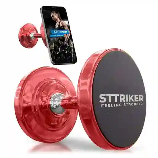 Soporte Celular Magnético Tripode Iman Gym 360° Rojo