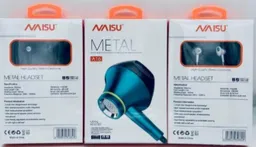 Audifonos Auriculares Manos Libres Metal Naisu A16