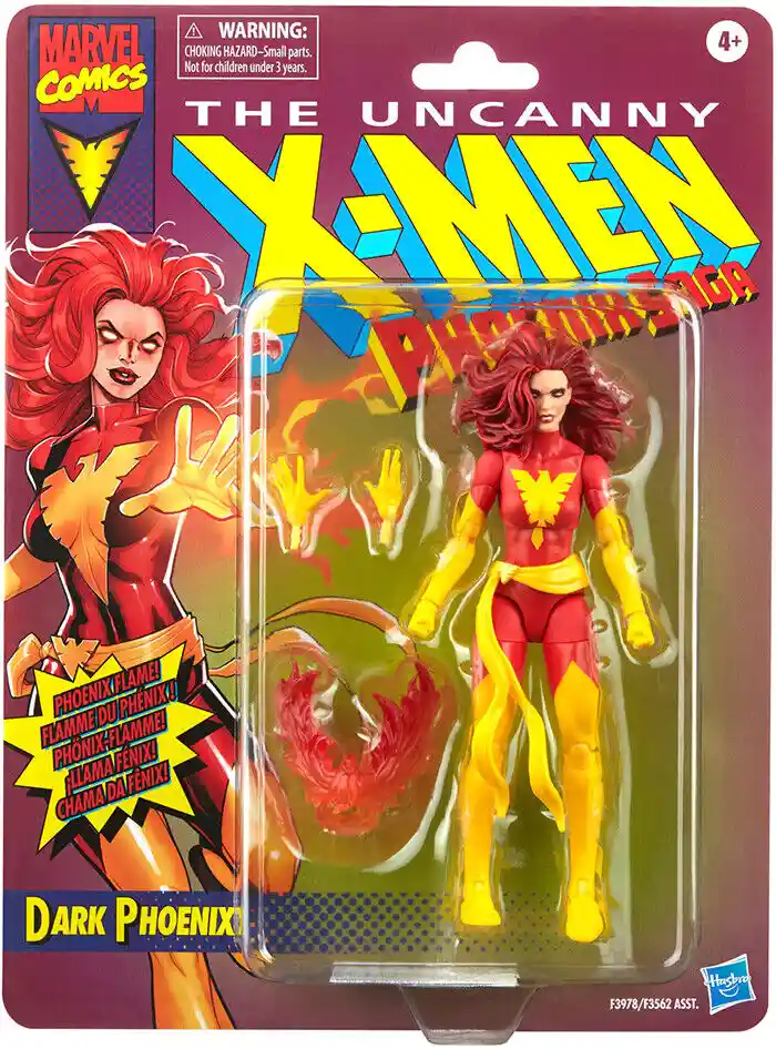 Figura Marvel Legends Retro 6" Figure X-men Classic Series 2 - Dark Phoenix