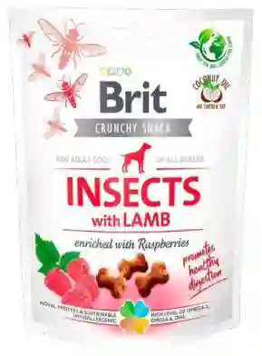 Brit Crunchy Snack Insectos Con Cordero 200 G