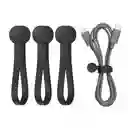 Elago Tiras Magnetica Para Cables X 3 Unid En Negro