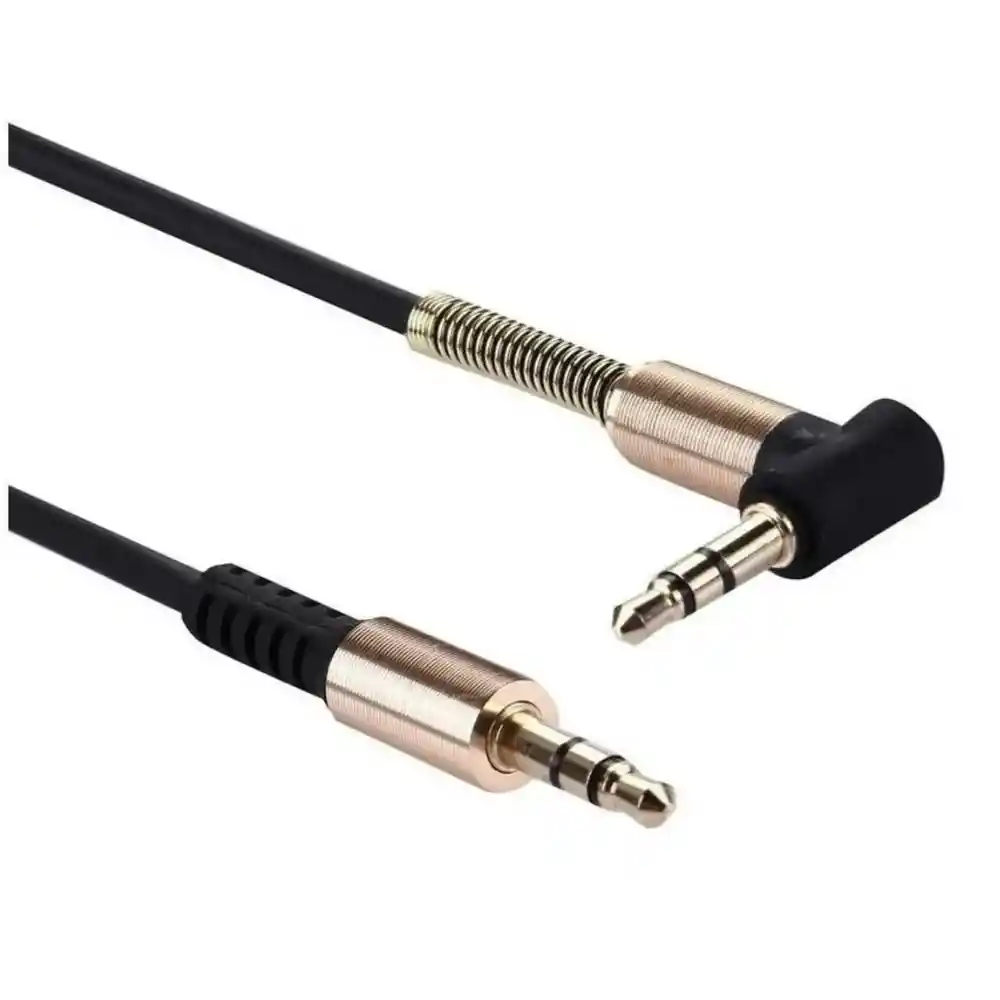 Cable Auxiliar 1x1 Con Microfono Estereo Plug 3.5mm Aux-102