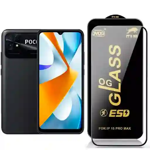 Vidrio Protector De Pantalla Premium Blindado Xiaomi Poco C40