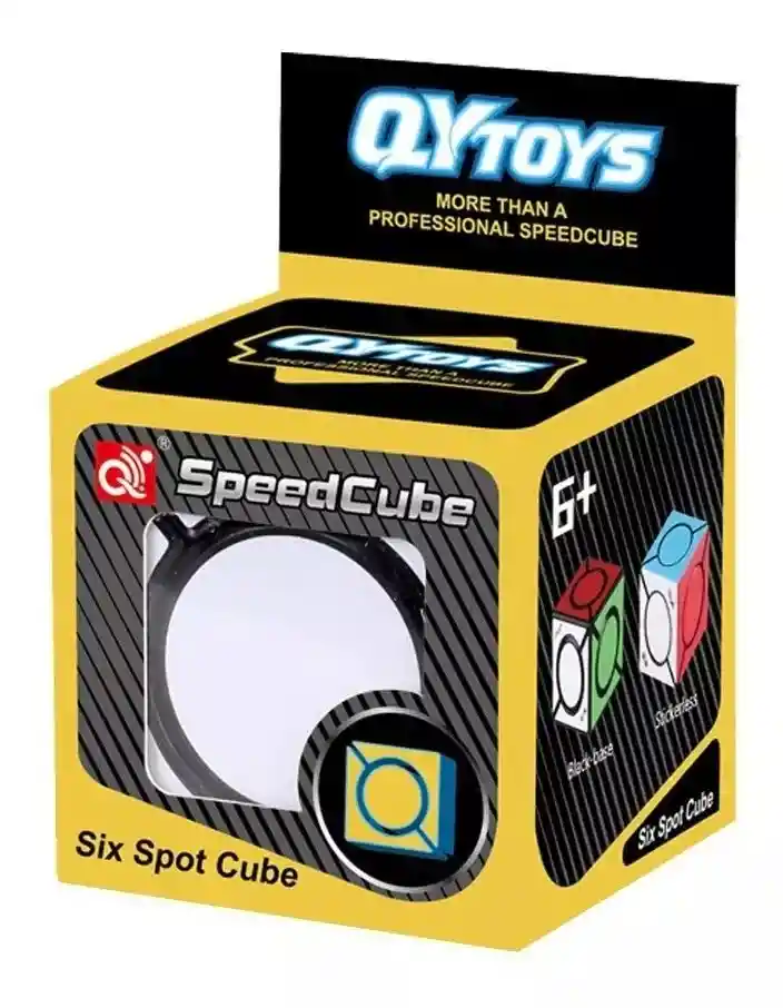 Cubo Rubik Qiyi Six Spot Pitcher Fondo Negro Speed