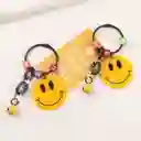 Accesorio Tipo Llavero Para Celular Carita Feliz