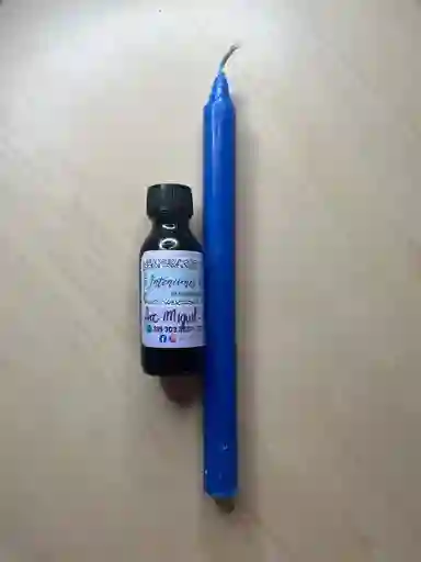 Kit: Energiza Tus Peticiones Con Elemento Fuego Y Los Arcangeles (vela Y Aceite De Aroma Esencial)