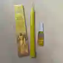 Kit: Conecta Con Los Arcangeles (vela, Incienso Y Activador Aurico)