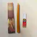 Kit: Conecta Con Los Arcangeles (vela, Incienso Y Activador Aurico)