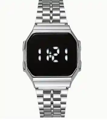 Reloj Digital Led - Correa De Acero Inoxidable, Pantalla Táctil, Pantalla Luminosa Para Hombres Y Mujeres - Perfecto Para El Uso Diario