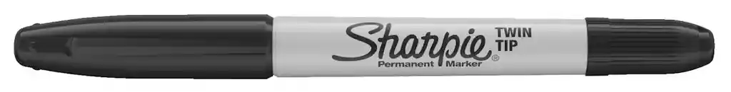 Sharpie Doble Punta Negro