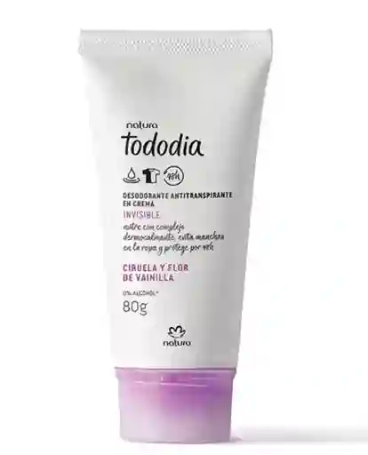 Desodorante Antitranspirante En Crema Ciruela Y Flor De Vainilla