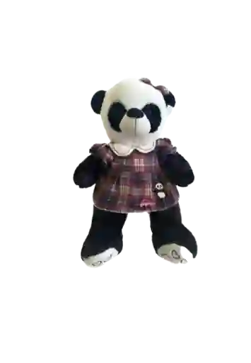 Amor Peluche Oso Panda Con Jardinera