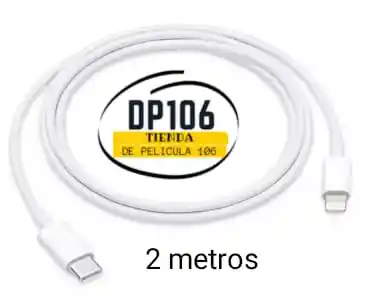 Cable Tipo C - Lightning De 2 Metros