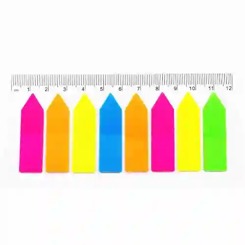 Gipao Separadores Adhesivos X160 - Banderitas Colores Neon Surtidos