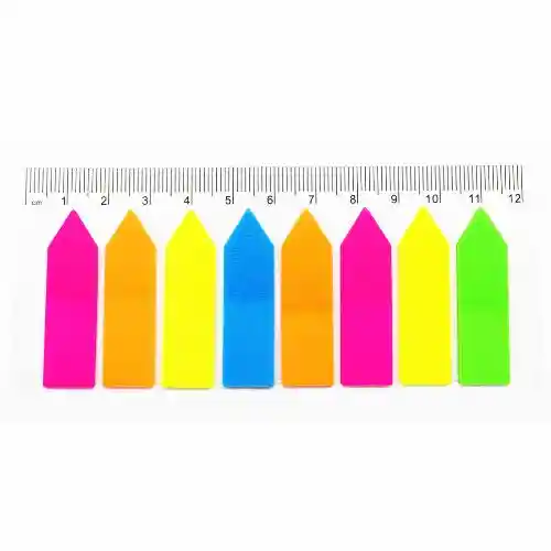 Gipao Separadores Adhesivos X160 - Banderitas Colores Neon Surtidos