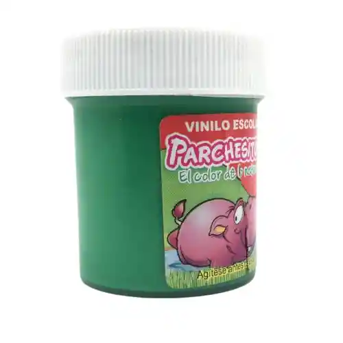 Parchesitos Vinilo Acrilico - 40g, Verde