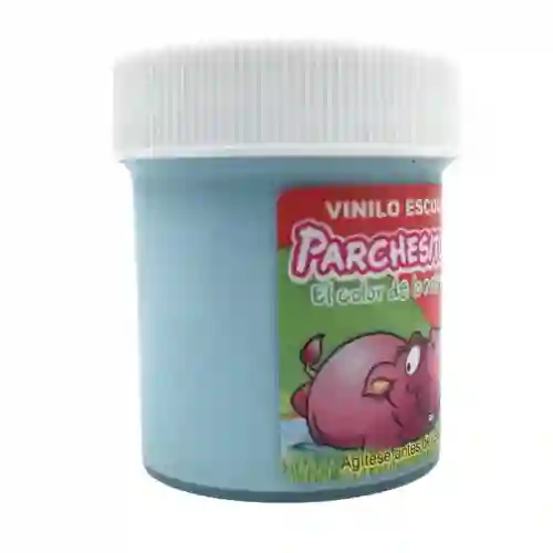 Parchesitos Vinilo Acrilico - 40g, Azul Celeste