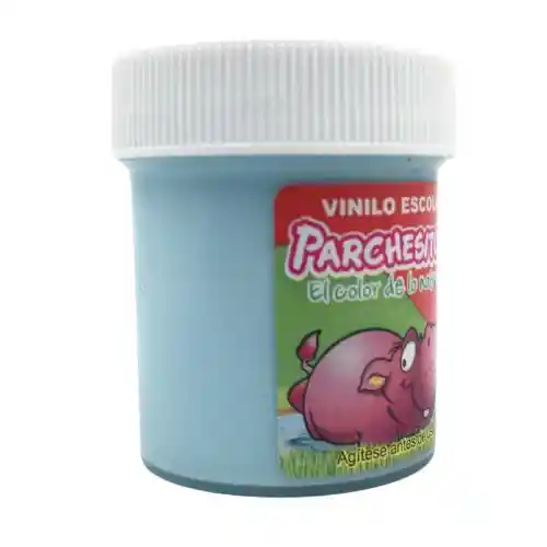 Parchesitos Vinilo Acrilico - 40g, Azul Celeste