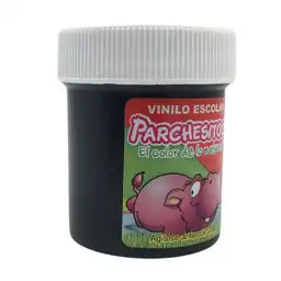 Parchesitos Vinilo Acrilico - 40g, Negro